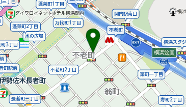 三井のカーシェアーズ リパーク関内駅南口(自転車可)の地図画像