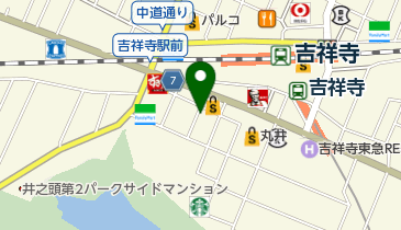 三井のカーシェアーズ リパーク吉祥寺南町1丁目(自転車可)の地図画像