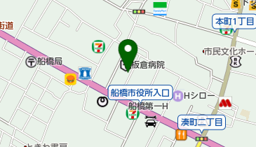 三井のカーシェアーズ リパーク船橋本町第17(自転車可)の地図画像