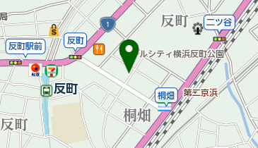 三井のカーシェアーズ リパーク横浜反町1丁目(自転車可)の地図画像