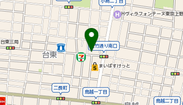 三井のカーシェアーズ リパーク台東3丁目第4(自転車可)の地図画像