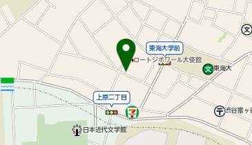 三井のカーシェアーズ リパーク上原2丁目第2(自転車禁止)の地図画像