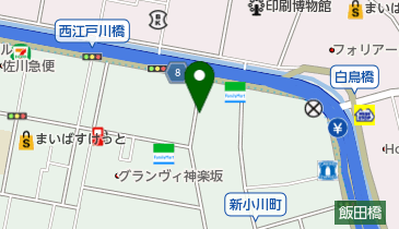 三井のカーシェアーズ リパーク新宿新小川町の地図画像