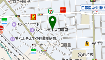 三井のカーシェアーズ リパーク東日暮里5丁目(自転車可)の地図画像