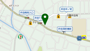 三井のカーシェアーズ リパーク川崎井田中ノ町第2(自転車可)の地図画像
