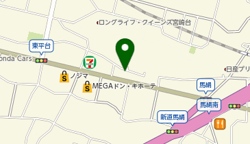 三井のカーシェアーズ リパーク川崎馬絹(自転車可)の地図画像