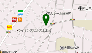 三井のカーシェアーズ リパーク上池台5丁目第2(自転車可)の地図画像