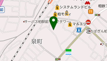 三井のカーシェアーズ リパークサンキ柏中央町(自転車禁止)の地図画像