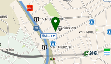 三井のカーシェアーズ リパーク松濤2丁目第3(自転車可)の地図画像