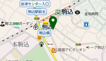 三井のカーシェアーズ リパーク駒込駅南口(自転車可)の地図画像