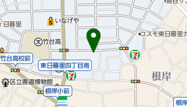 三井のカーシェアーズ リパーク東日暮里4丁目第4(自転車可)の地図画像