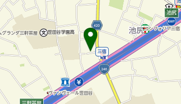 三井のカーシェアーズ リパーク三宿1丁目第2(自転車可)の地図画像