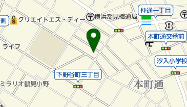 三井のカーシェアーズ リパーク横浜鶴見本町通3丁目第3(自転車可)の地図画像