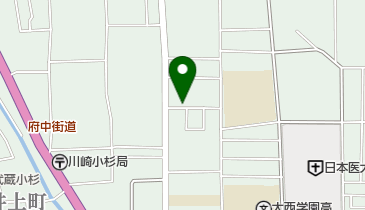 三井のカーシェアーズ リパーク川崎小杉町2丁目第4(自転車可)の地図画像
