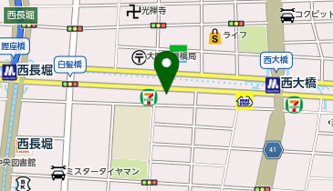 三井のカーシェアーズ リパーク北堀江2丁目第3(自転車禁止)の地図画像