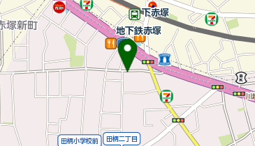 三井のカーシェアーズ リパーク田柄2丁目第3(自転車可)の地図画像