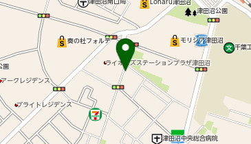 三井のカーシェアーズ リパーク谷津1丁目(自転車可)の地図画像