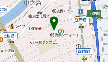 三井のカーシェアーズ リパーク江戸堀1丁目第3(自転車禁止)の地図画像