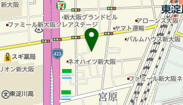 三井のカーシェアーズ リパーク宮原1丁目第2(自転車禁止)の地図画像