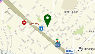 三井のカーシェアーズ リパーク野沢2丁目第3(自転車可)の地図画像