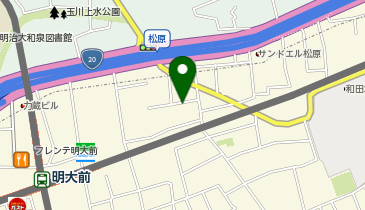 三井のカーシェアーズ リパーク松原1丁目第3(自転車可)の地図画像