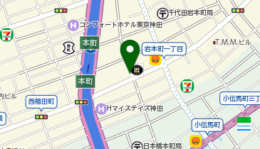 三井のカーシェアーズ リパーク岩本町2丁目第7(自転車可)の地図画像