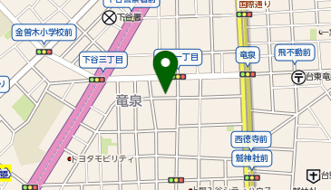 三井のカーシェアーズ リパーク竜泉1丁目第3(自転車可)の地図画像