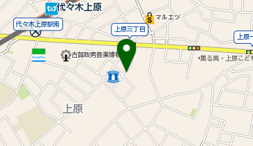 三井のカーシェアーズ リパーク上原2丁目第3(自転車可)の地図画像