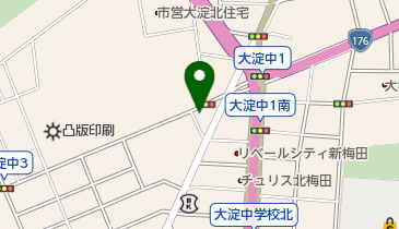 三井のカーシェアーズ リパーク大淀中3丁目第2(自転車禁止)の地図画像