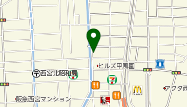 三井のカーシェアーズ リパーク西宮北口(自転車禁止)の地図画像