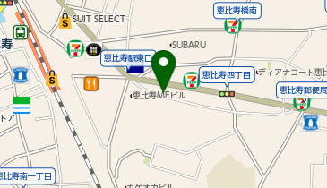三井のカーシェアーズ ニュー恵比寿(自転車禁止)の地図画像