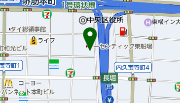 三井のカーシェアーズ リパーク北久宝寺第2(自転車禁止)の地図画像