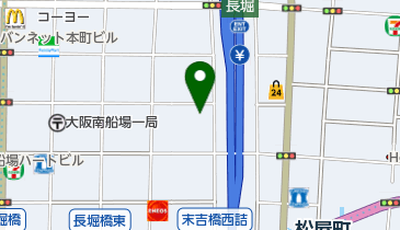 三井のカーシェアーズ リパーク南船場1丁目第2(自転車禁止)の地図画像
