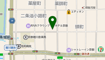 三井のカーシェアーズ リパーク押小路西洞院第2の地図画像