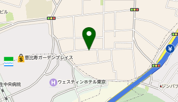三井のカーシェアーズ 恵比寿3丁目第3(自転車禁止)の地図画像