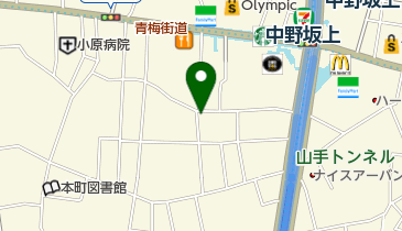 三井のカーシェアーズ リパーク中野本町2丁目第3(自転車可)の地図画像