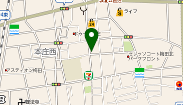 三井のカーシェアーズ リパーク本庄東第6(自転車禁止)の地図画像