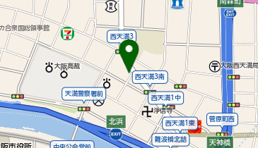 三井のカーシェアーズ リパーク西天満3丁目第3(自転車禁止)の地図画像