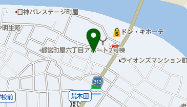 三井のカーシェアーズ リパーク町屋6丁目第2(自転車可)の地図画像
