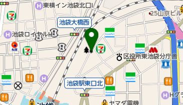 三井のカーシェアーズ リパーク東池袋1丁目第3(自転車可)の地図画像