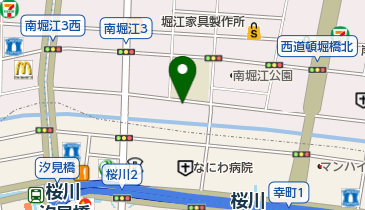 三井のカーシェアーズ リパーク南堀江3丁目(自転車禁止)の地図画像