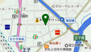 三井のカーシェアーズ リパーク王子1丁目(自転車可)の地図画像