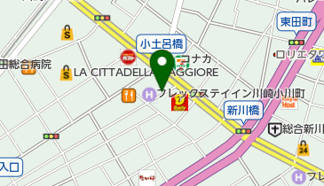 三井のカーシェアーズ リパーク川崎小川町第5(自転車可)の地図画像