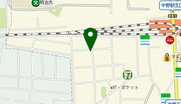 三井のカーシェアーズ リパーク中野3丁目第6(自転車可)の地図画像