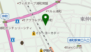 三井のカーシェアーズ リパーク浦和駅東口第2(自転車可)の地図画像