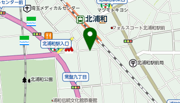 三井のカーシェアーズ リパーク北浦和駅前(自転車可)の地図画像