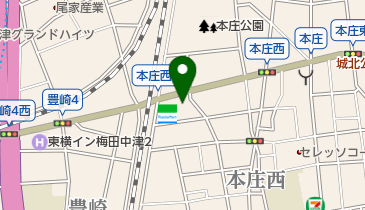 三井のカーシェアーズ リパーク本庄西2丁目第4(自転車禁止)の地図画像