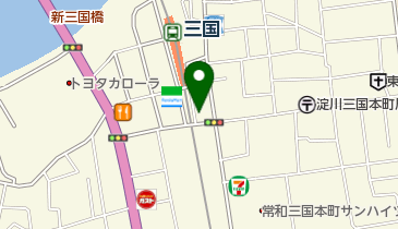 三井のカーシェアーズ リパーク阪急三国駅南(自転車禁止)の地図画像