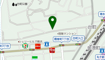 三井のカーシェアーズ リパーク横浜台町第6(自転車可)の地図画像