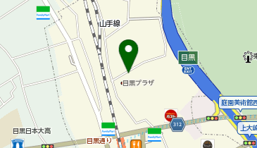 三井のカーシェアーズ リパーク上大崎2丁目第5(自転車禁止)の地図画像